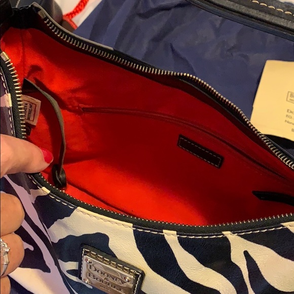 Dooney and bourke leather zebra print bag - Picture 4 of 5